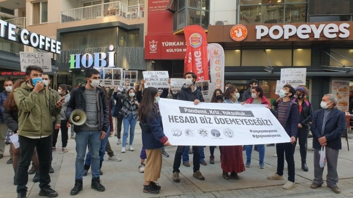 Kafe ve Bar Çalışanları Dayanışması: Pandemi, kriz, yoksulluk... Hesabı biz ödemeyeceğiz