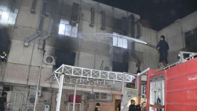 Bağdat’taki hastane yangınında hayatını kaybedenlerin sayısı 82'ye yükseldi