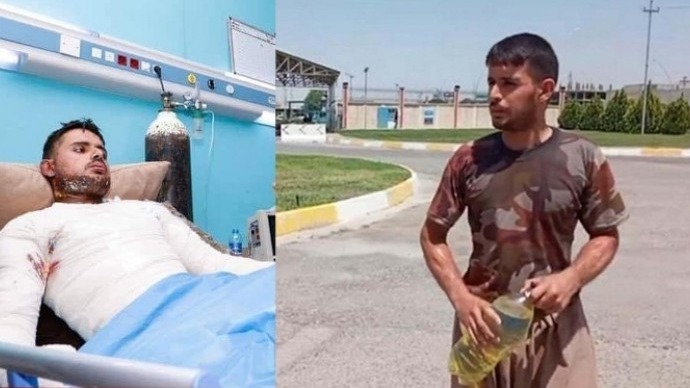 BM'nin Erbil Ofisi'nden yardım talebi karşılıksız kalan ve kendini yakan genç yaşamını yitirdi
