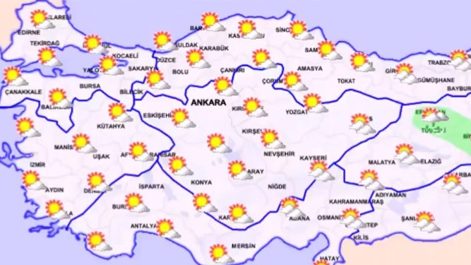 meteoroloji genel mudurlugu bolgelerin hava tahmini raporunu acikladi tiraj haber