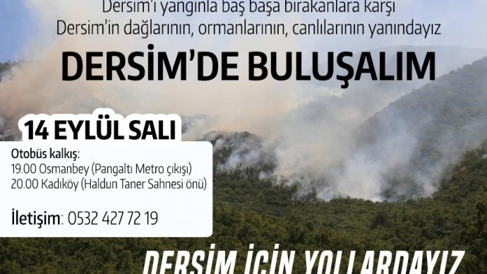 34 ekoloji örgütü Dersim’e gidiyor