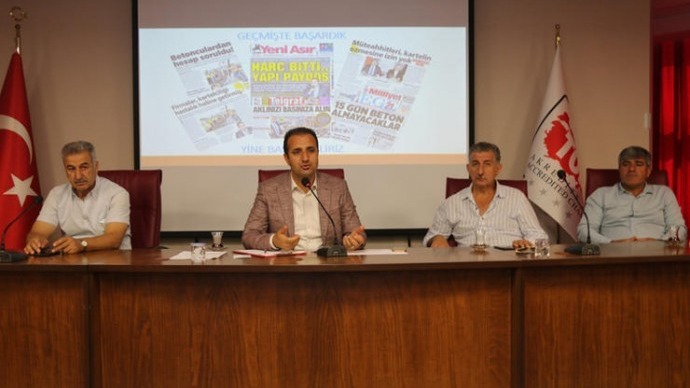 Müteahhitler zamlara karşı iş bıraktı