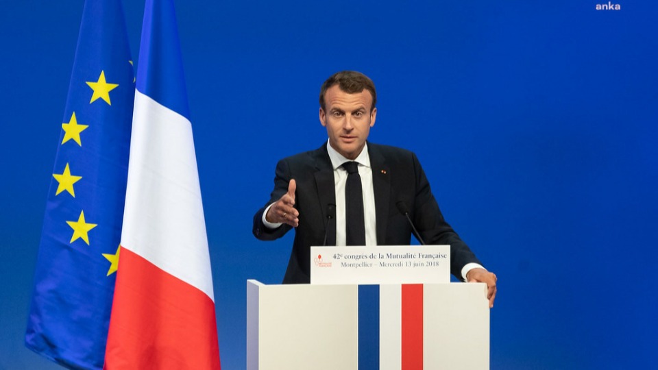 Macron: Fransa'nın 2022 Pekin Kış Olimpiyatları'nı diplomatik boykot planı yok